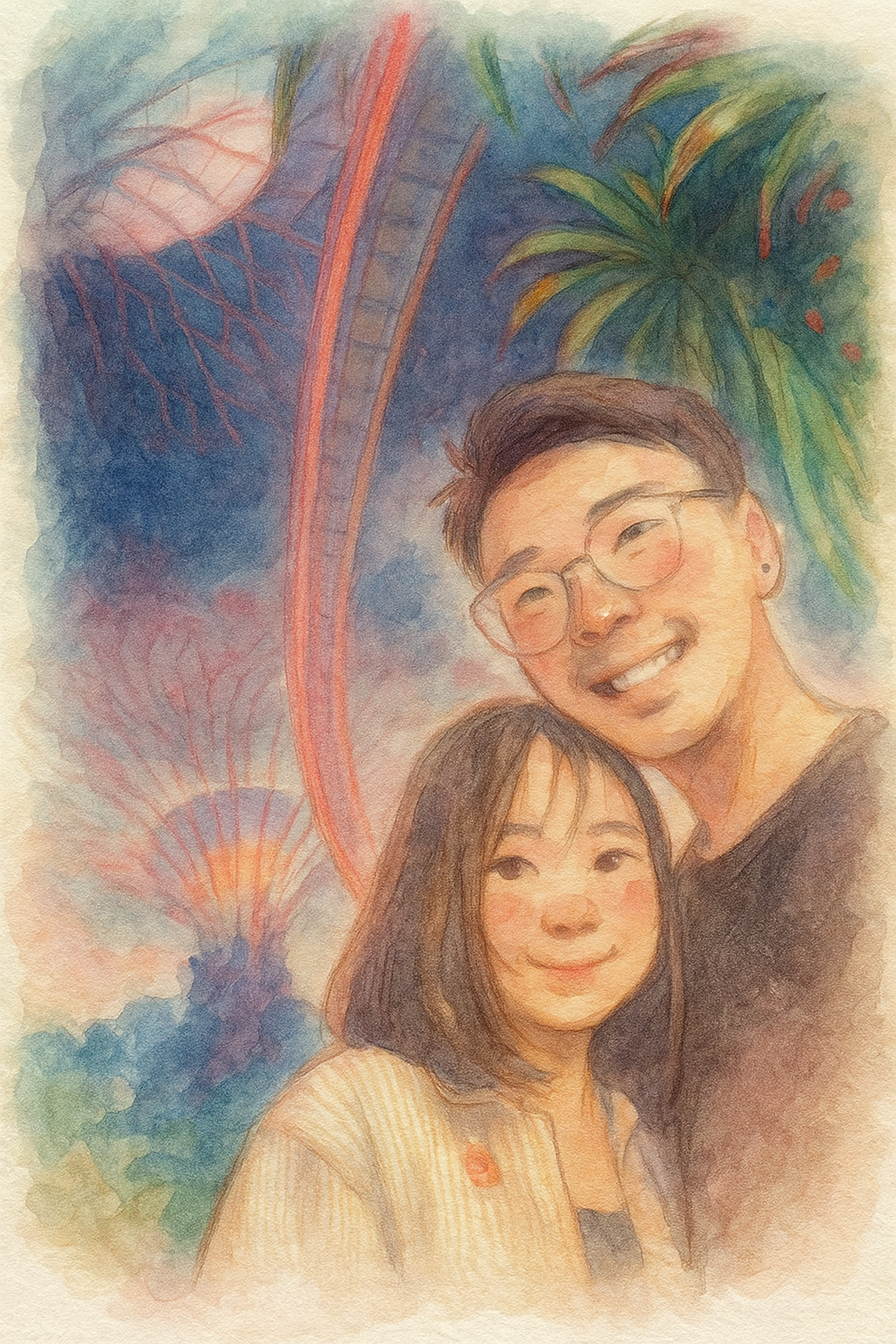 Placeholder photo — swap for a real photo of Mr & Mrs Y