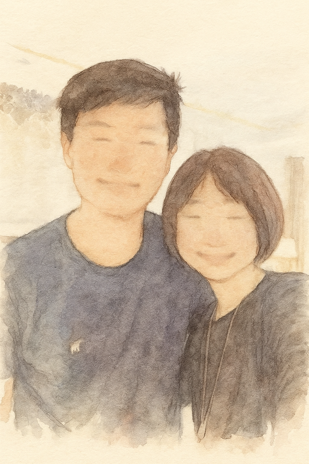 Placeholder photo — swap for a real photo of this couple